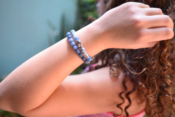 Blue Hamsa Bracelet - Image 2
